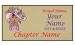 Gold Rectangle name Badge Artwork 48 Pink wofc
